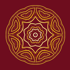 Mandala. Round Ornament Vintage decorative elements.