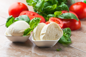  mozzarella with tomato and basil