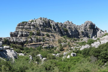 Fototapeta na wymiar Espagne - Andalousie - Parc naturel du Torcal