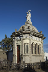 Fototapeta na wymiar Historic cemetery of Punta Arenas in the Magallanes Region of southern Chile