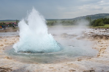 Big Strokkur Geyser. Iceland.