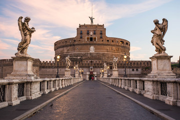 Fototapeta na wymiar Castel Sant'Angelo, Rome, Italy