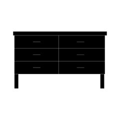 Furniture black icons. icon vector illustration