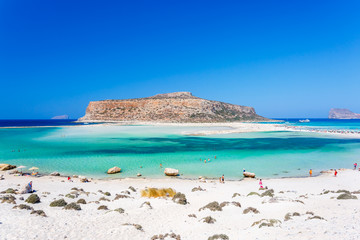 Beach of Balos lagoone on Crete. Greece. © alexkon2000