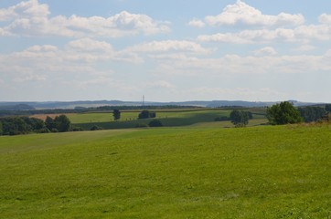 Mittelgebirge im Sommer