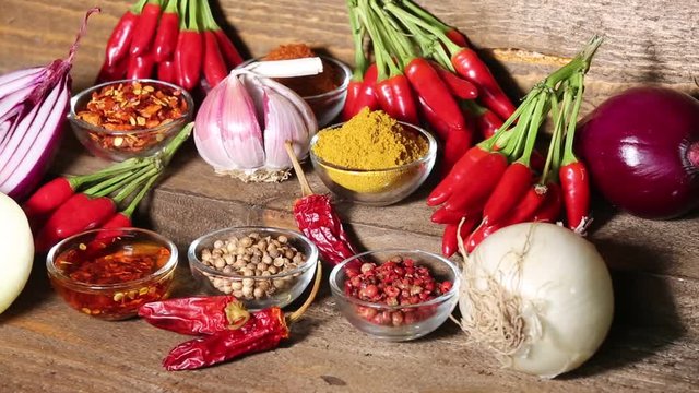 Peperoncino e spezie aromatiche 