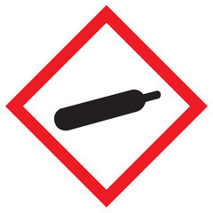 Piktogram GHS04 gazy pod ciśnieniem