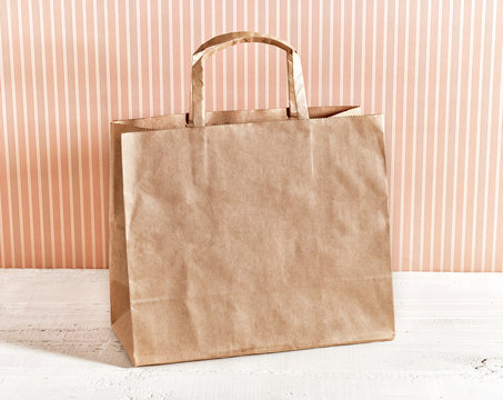 Brown Paper Shopping Bag