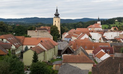 Fototapeta premium Netolice - a small town in South Bohemia in Czech republic