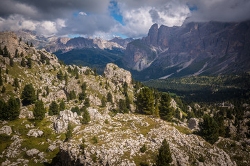 Fototapeta na wymiar Sella Pass South Tyrol Südtirol Italy