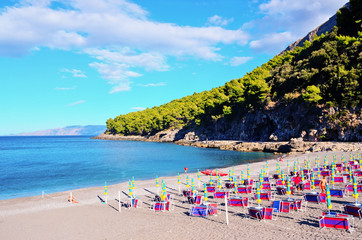 Beach fiumicello maratea Italy