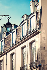 Obraz premium Vintage Parisian roofs