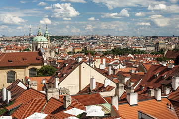 Fototapeta na wymiar Architektura czeskiej stolicy