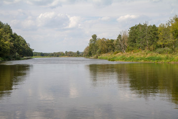 The Bug river, Poland