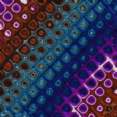 fantastic illustrated glass background pattern