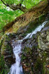 Amazing landscape with wild waterfall, Armenia