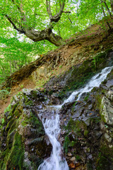 Amazing landscape with wild waterfall, Armenia