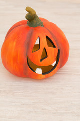 Orange pumpkin lantern