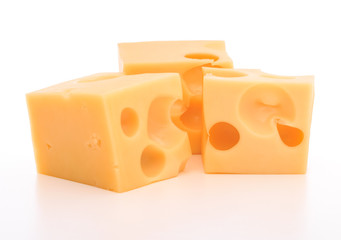 cheese isolated on white background cutout