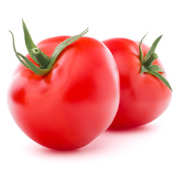 Tomato vegetable isolated on white background cutout