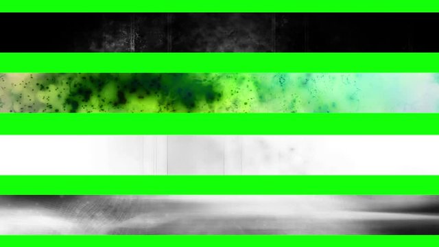 Lower third thirty four GBS Abstract looping Lower Thirds, use cropping or masking to separate Lower Thirds. 