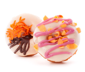 doughnut or donut isolated on white background cutout