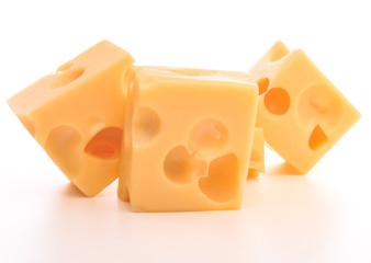 cheese isolated on white background cutout
