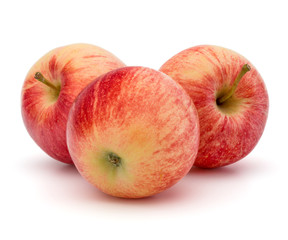 Red apple isolated on white background cutout