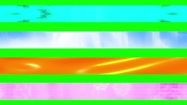 Lower third twenty four GBS Abstract looping Lower Thirds, use cropping or masking to separate Lower Thirds. 