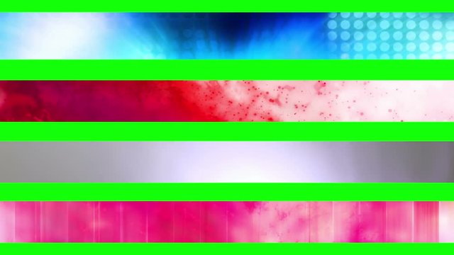 Lower third twenty seven GBS Abstract looping Lower Thirds, use cropping or masking to separate Lower Thirds. 