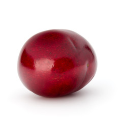 Sweet cherry berry isolated on white background cutout