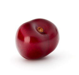 Sweet cherry berry isolated on white background cutout