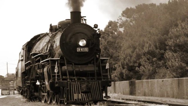 Coal Powered Steam Train