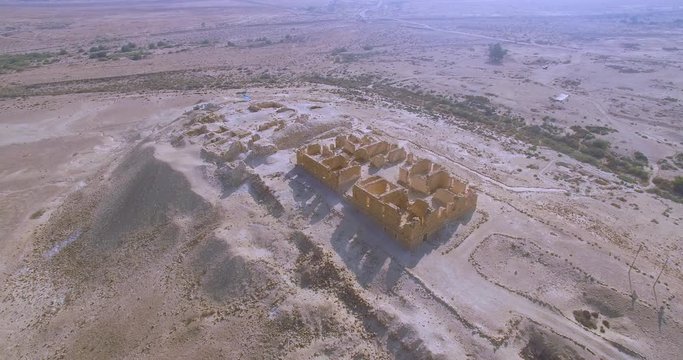 Archaeological site in nitzana, Israel.