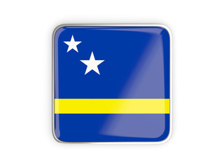 Flag of curacao, square icon