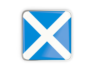 Flag of scotland, square icon