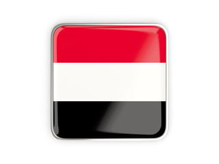 Flag of yemen, square icon