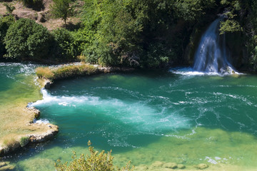 Waterfalls of Krka national park,Croatia 