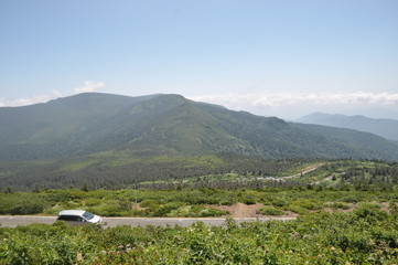 蔵王　お釜　宮城県 山登り　アウトドア　ハイカー　