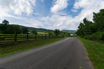 Scenic Landscape of Elkton, Virginia around Shenandoah National