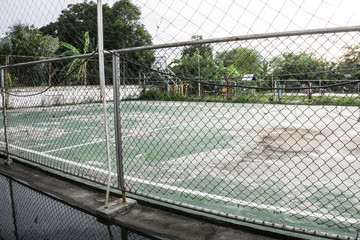 Street football field.