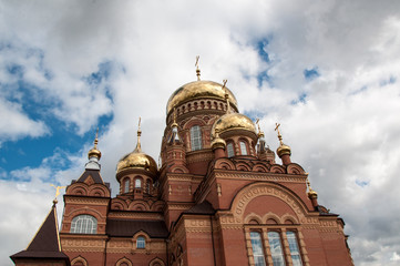 Fototapeta na wymiar The dome of the Christian Church