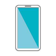 smartphone mobile phone. communication and technology device. vector illustration