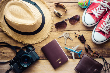 Travel Clothing accessories Apparel along for the trip