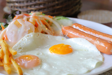 breakfast on the table