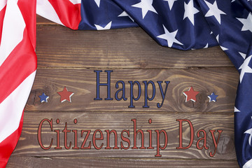 Fototapeta na wymiar Happy Citizen Day.Holidays and celebrations USA. Patriotism, a day off.