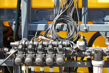 Part of the crop sprayer machinery