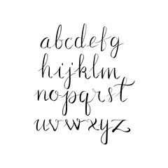 Vector hand drawn alphabet