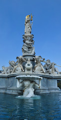 Pallas Athene Brunnen vorm Parlament in Wien