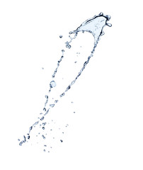 water splash isolated on white background